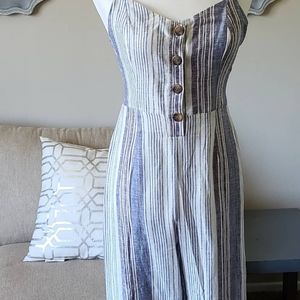 Romeo & Juilet jumpsuit blue and white fresh